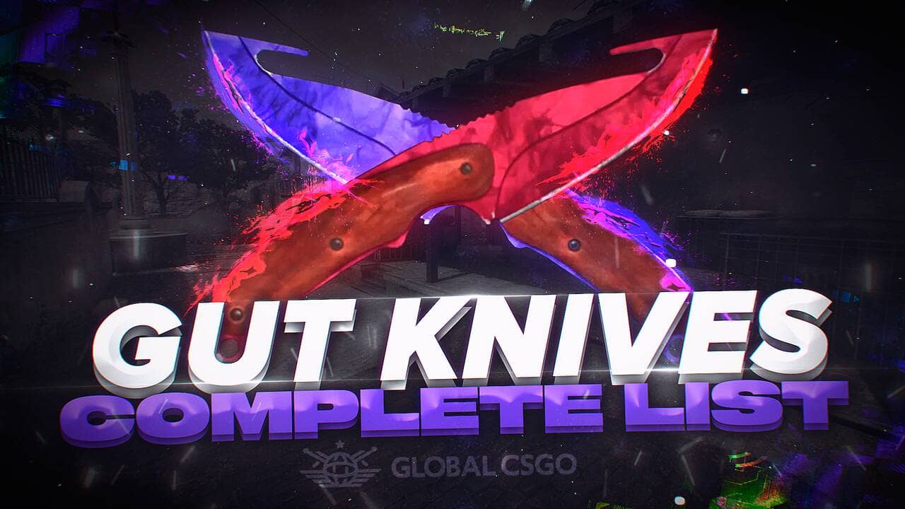 The Gut Knife in CS2: popular skins and prices