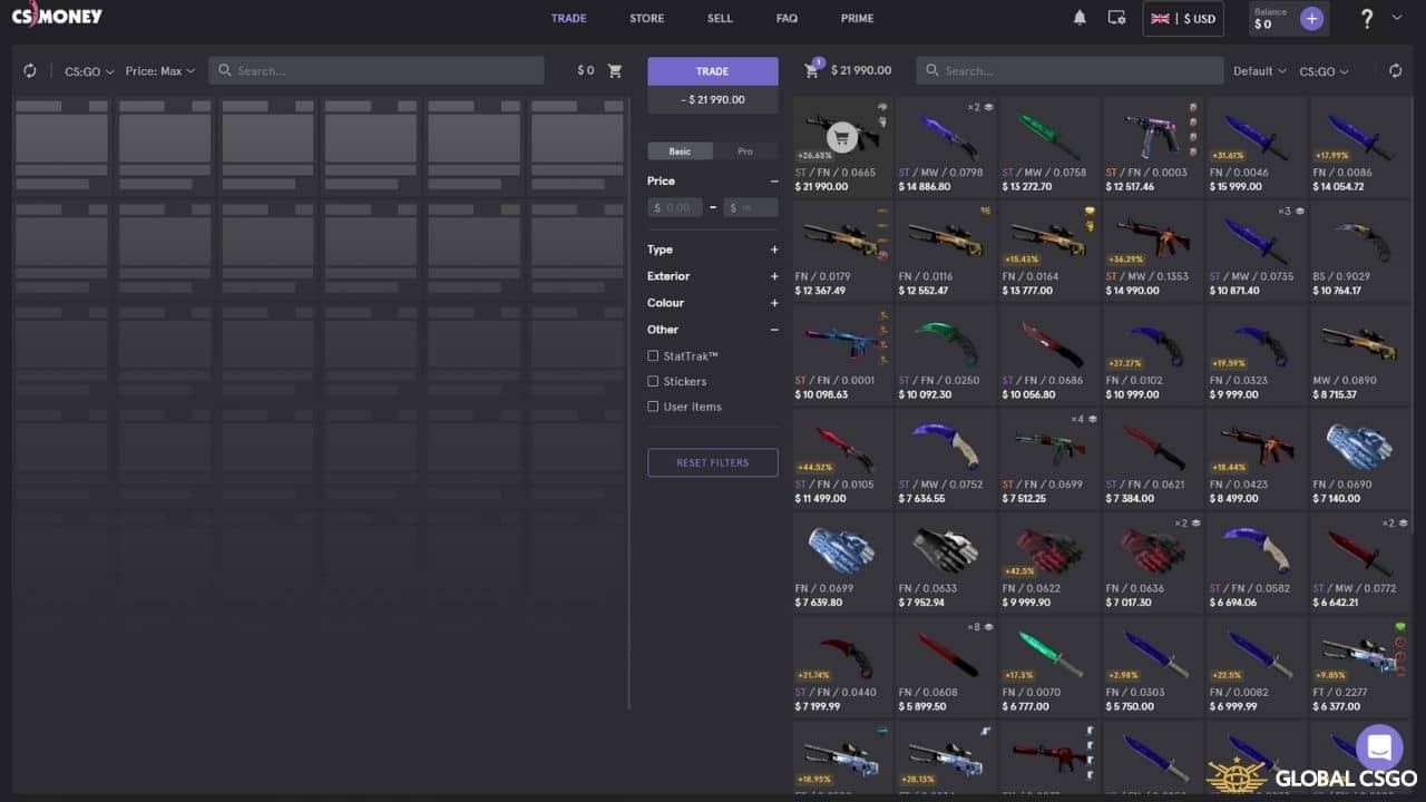 csmoney trade skins