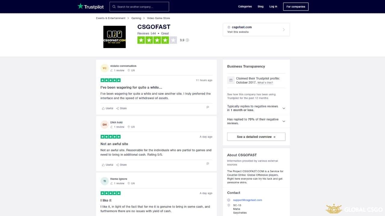 csgofast opinie