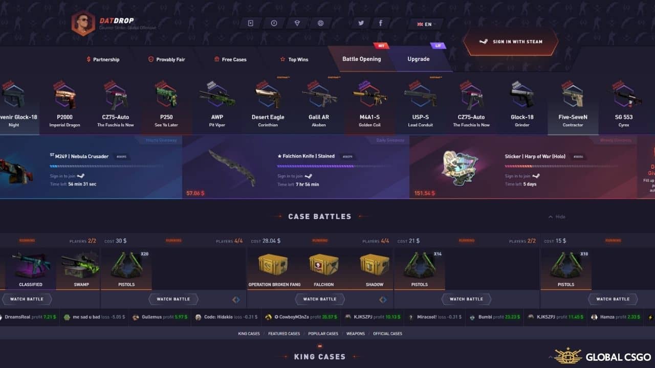 datdrop website