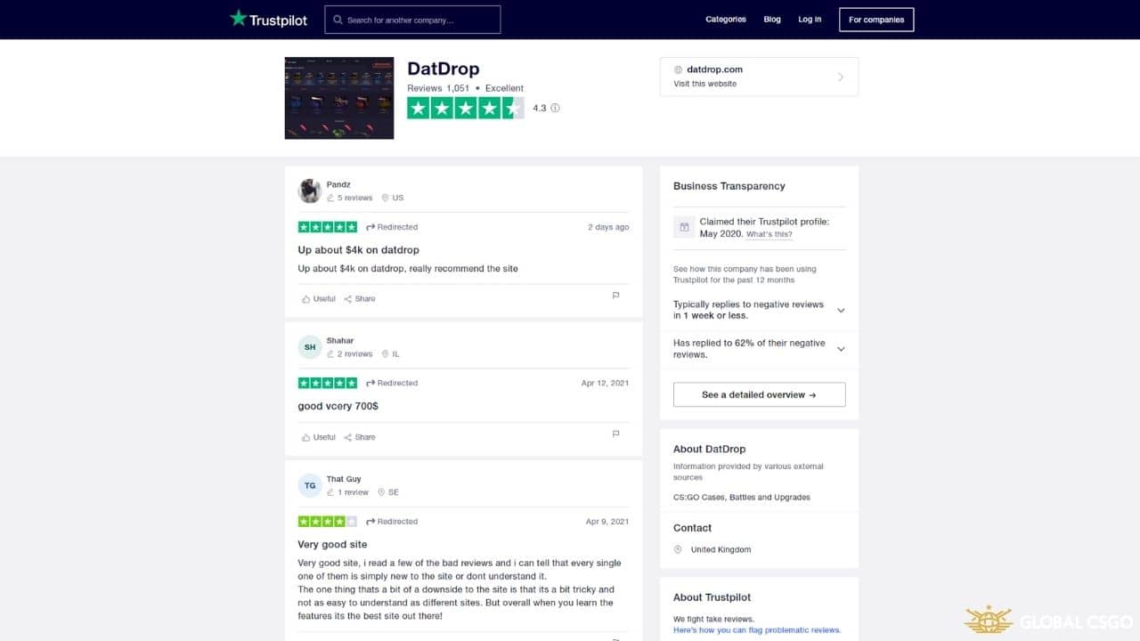 is datdrop legit trustpilot