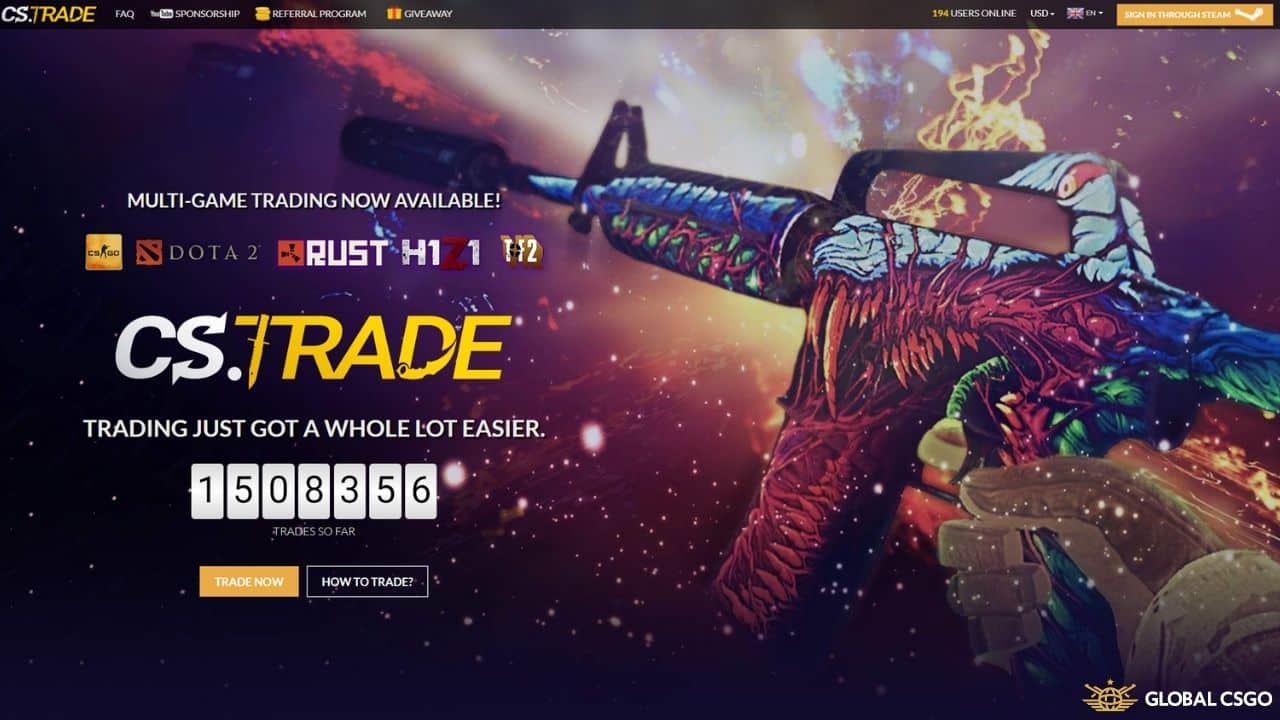 cstrade csgo skins trading website