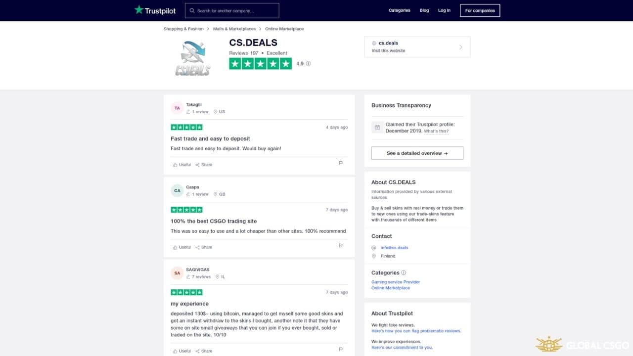 is csdeals legit trustpilot